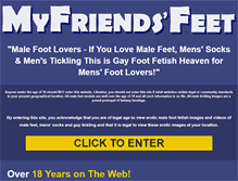 Tablet Screenshot of myfriendsfeet.com